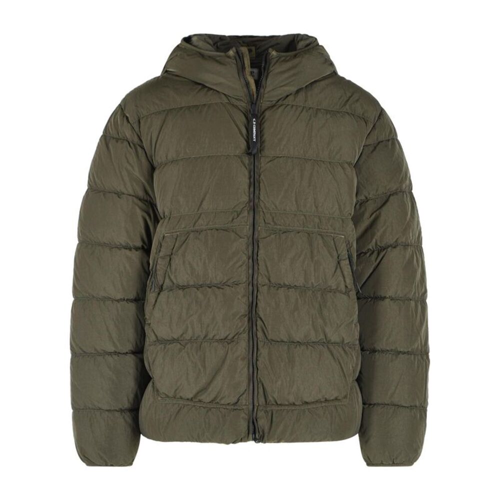 C.P. Company 'Chrome-R' Green Polyamide Down Jacket Men